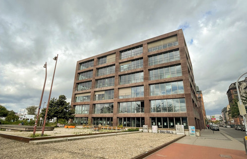 Gebäude von DockDrei in Mannheim